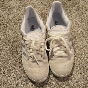 Adidas Cream and White Casual Sneakers